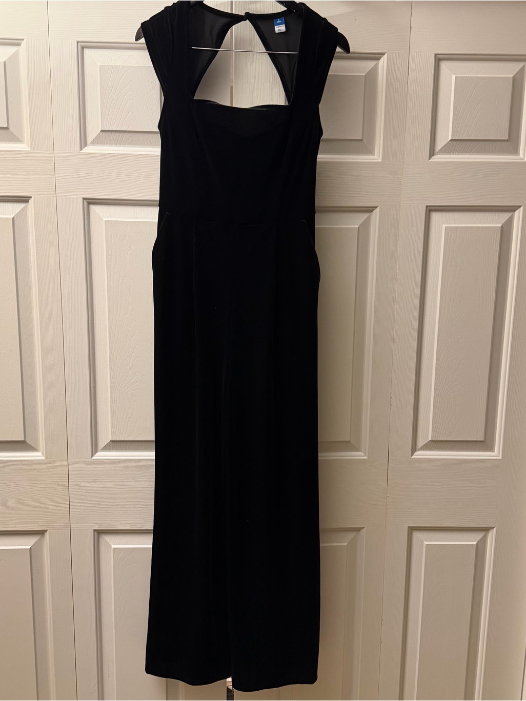 Old Navy Black Tall Jumpsuit With Pockets And Cutout Back